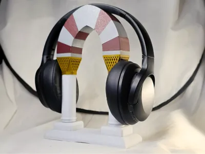 Madinah Headphone Stand - Headphone Stand with Arches of the Haram