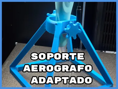 Human Technology Adapted Airbrush Holder