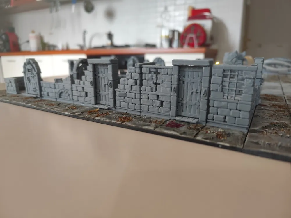 HQ Walls - Set 1 - Free 3D Print Model - MakerWorld