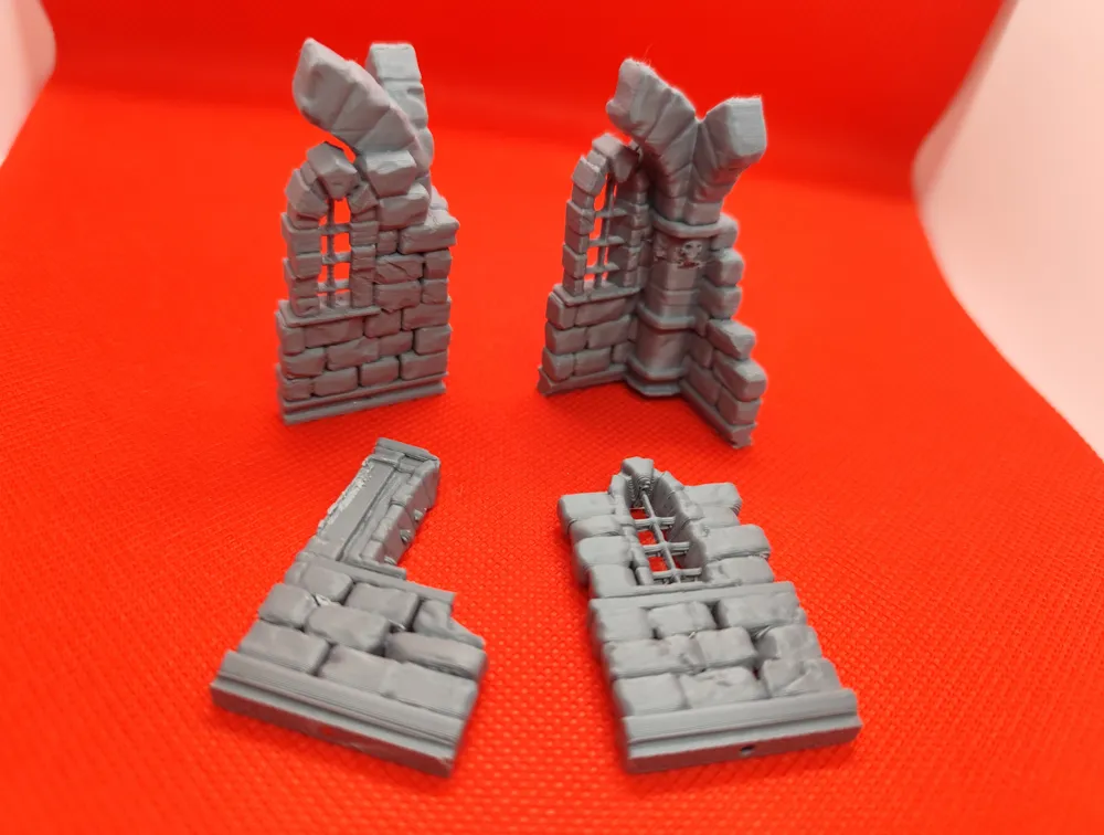 HQ Walls - Set 1 - Free 3D Print Model - MakerWorld