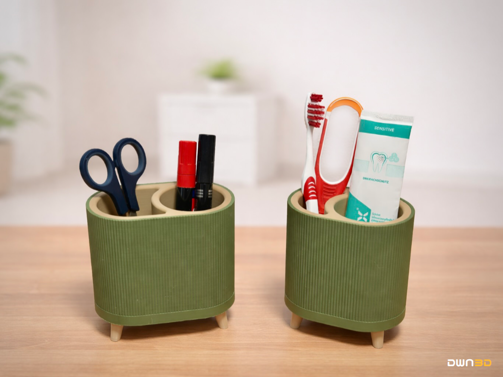 Modern Bath or Desk Organizer | 2 Sizes