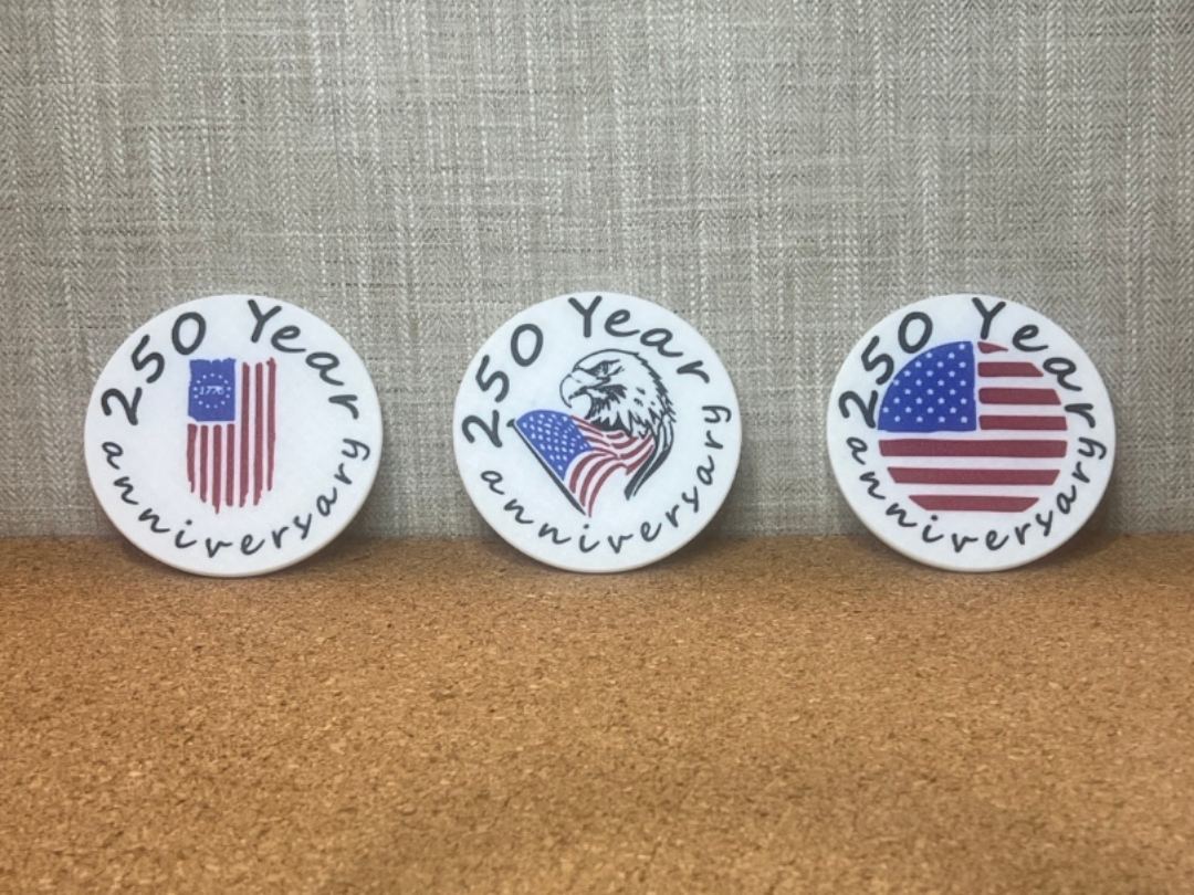 USA 250th Anniversary Theme Coasters  
