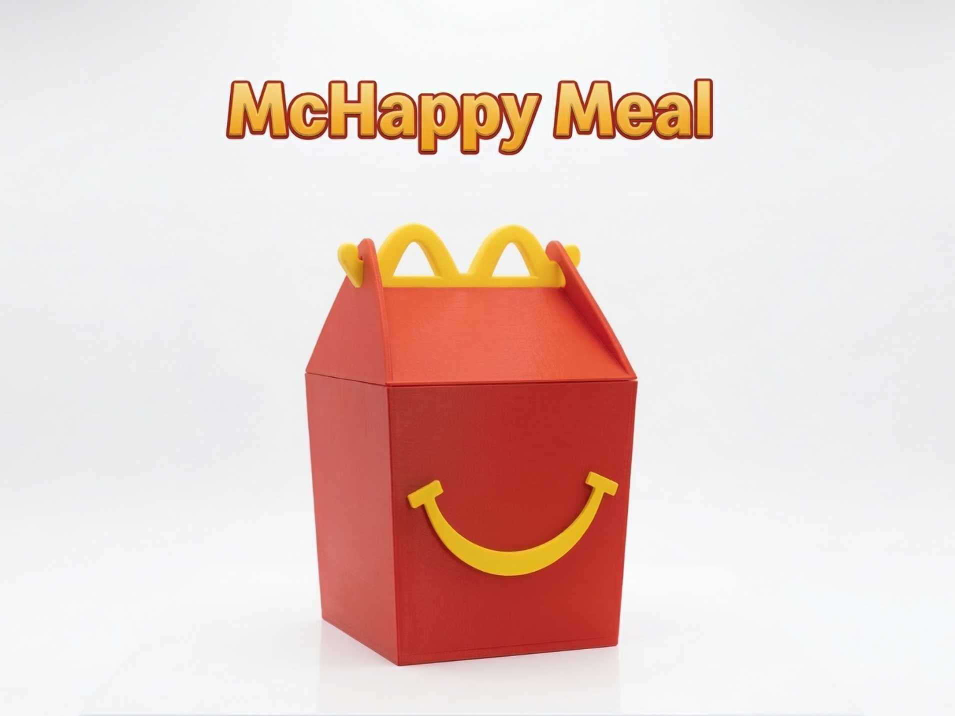 McHappy Meal bin box storage or garbage