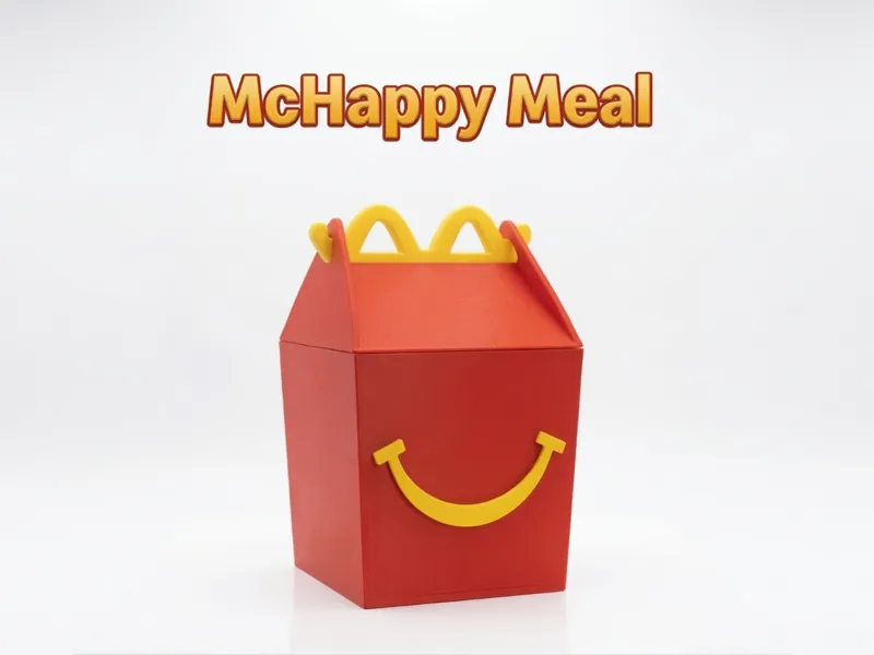 McHappy Meal bin box storage or garbage