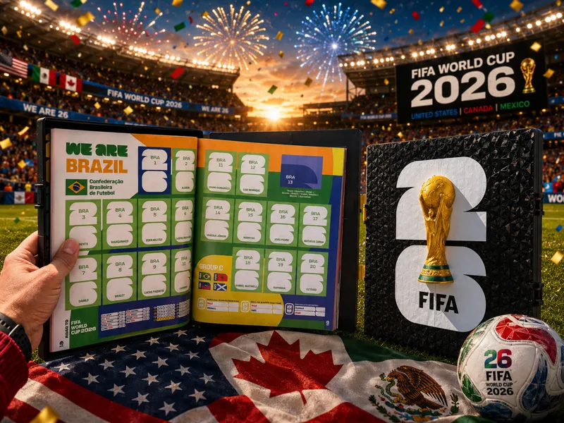 Case Premium Colecionador Álbum Copa do Mundo 2026