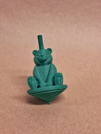 Large Bear Spinning Top 1 Color Print