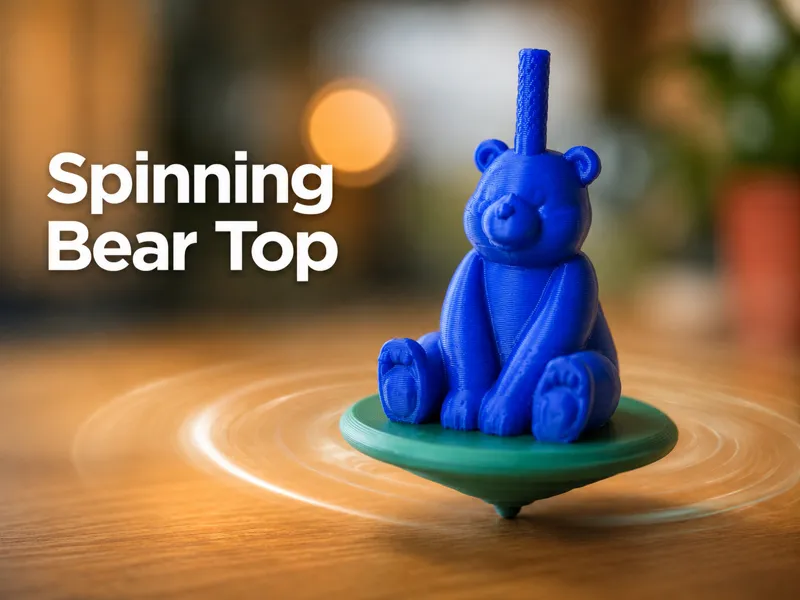 Cute Spinning Bear Top