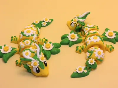 Flexi Daffodil Dragon, Articulated Toy
