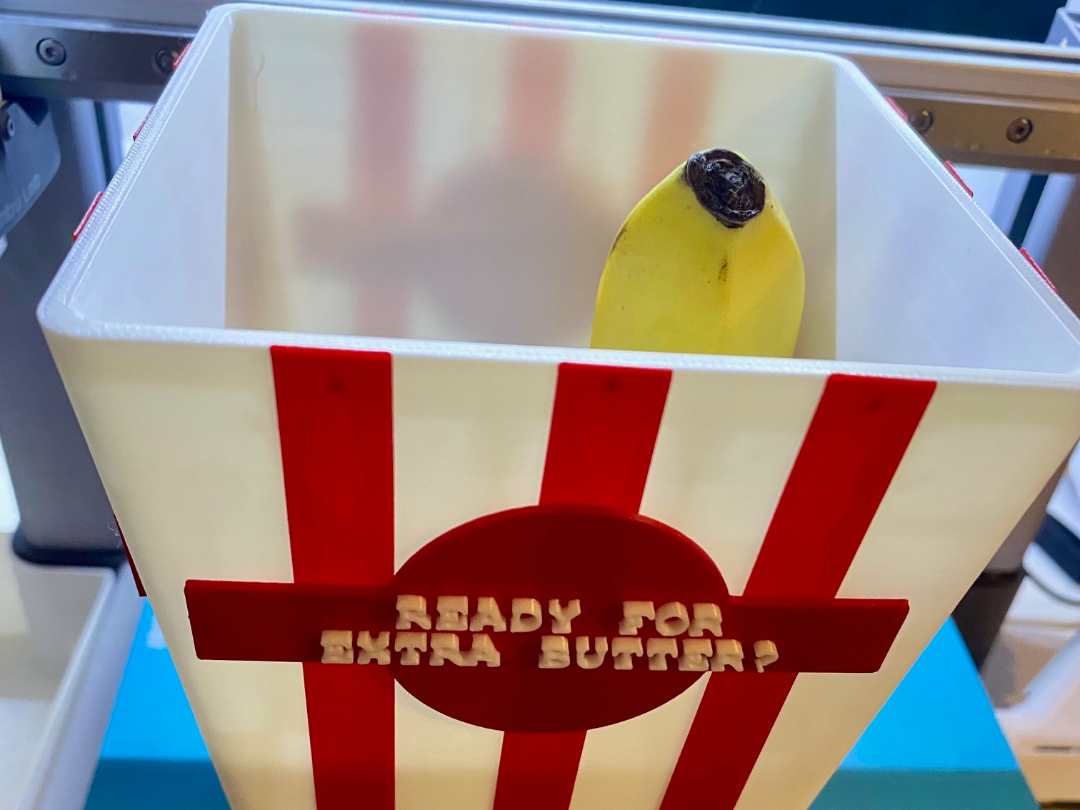 Hole In The Popcorn Bucket (Gag Gift)