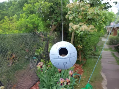 House of Birds in shape of Death star - Star Wars