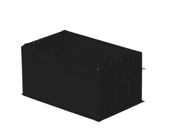 White Waste Purge Container