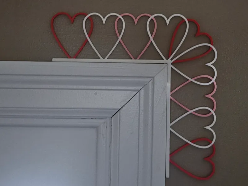 Valentine Door Corner - All Hearts