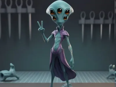The Zelosian Explorer (peacefull aliens)