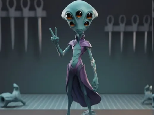 The Zelosian Explorer (peacefull aliens)