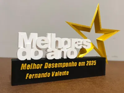 Trophy with star