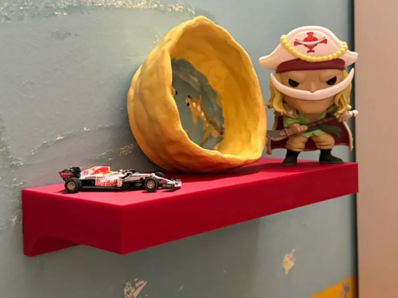 Glue Floating Shelf - No Drill
