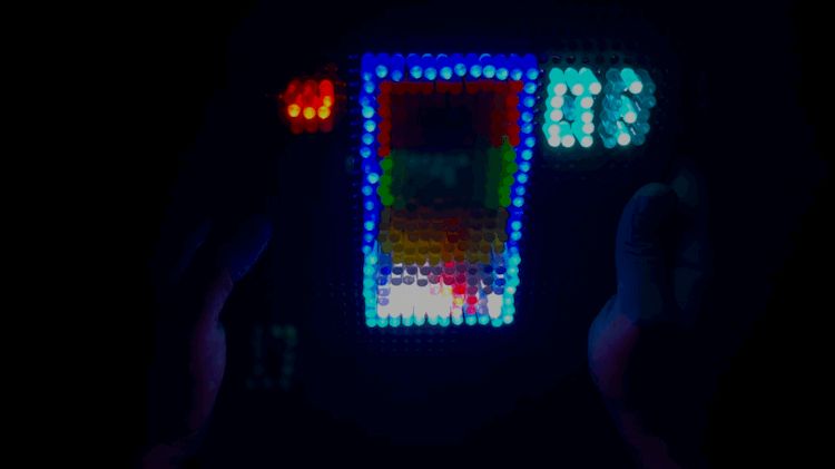 Tekabrite - A Lite-Brite grid for a LED Matrix
