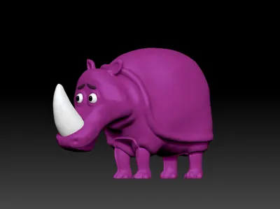 Rinoceronte Carl de Bonnie toy story fan art