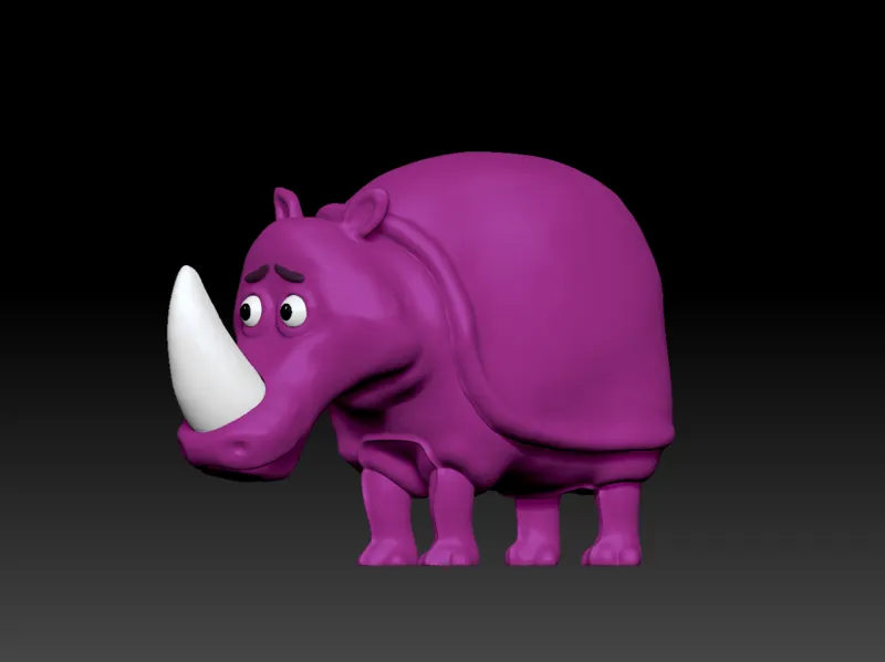Rinoceronte Carl de Bonnie toy story fan art