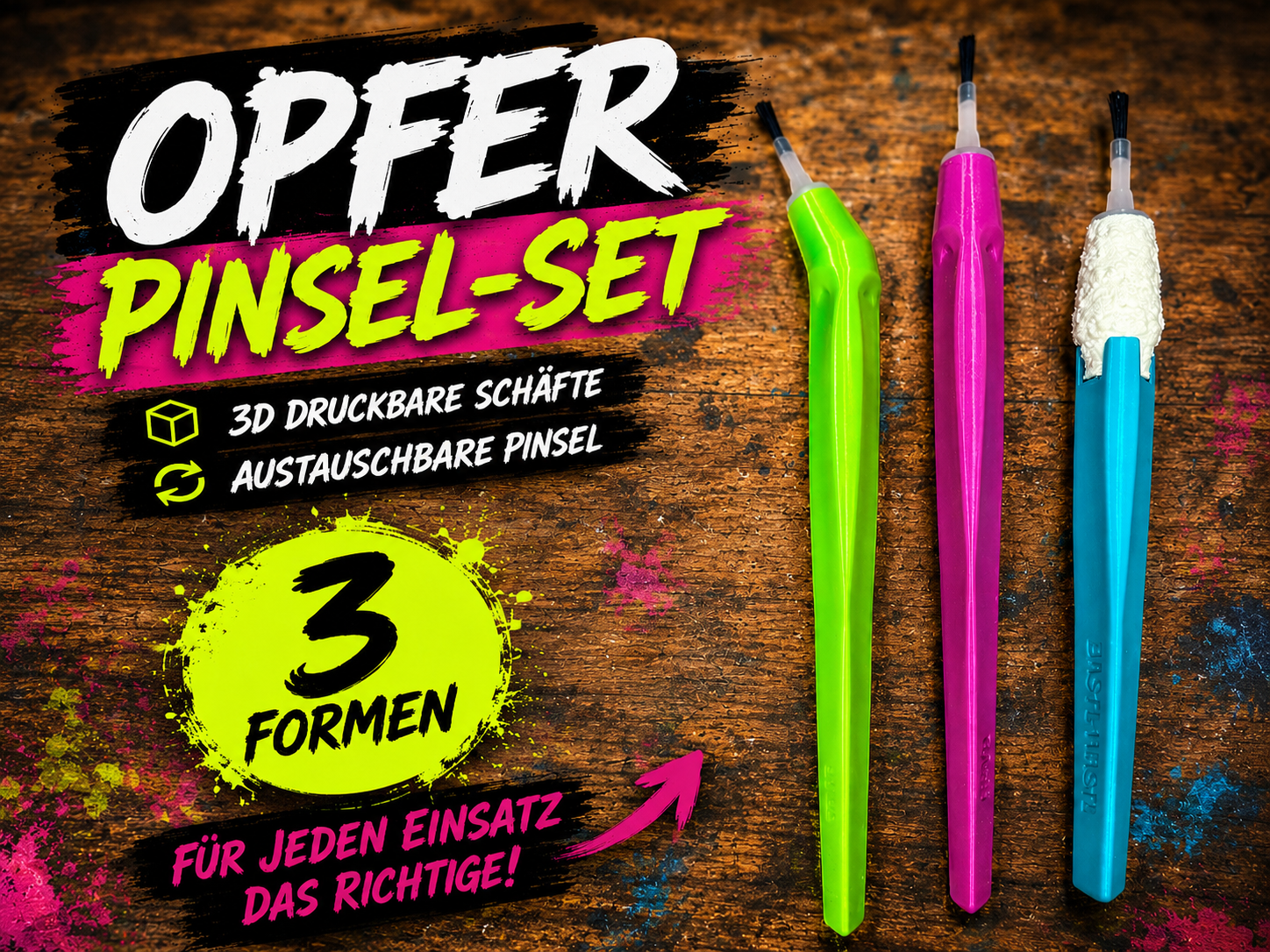 Pinselschäfte für Opferpinsel - 1