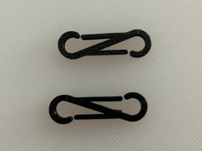 S clip for gloves (double sided clip)