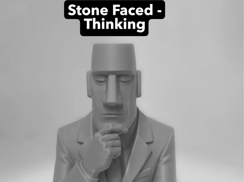Stone Faced - Thinking