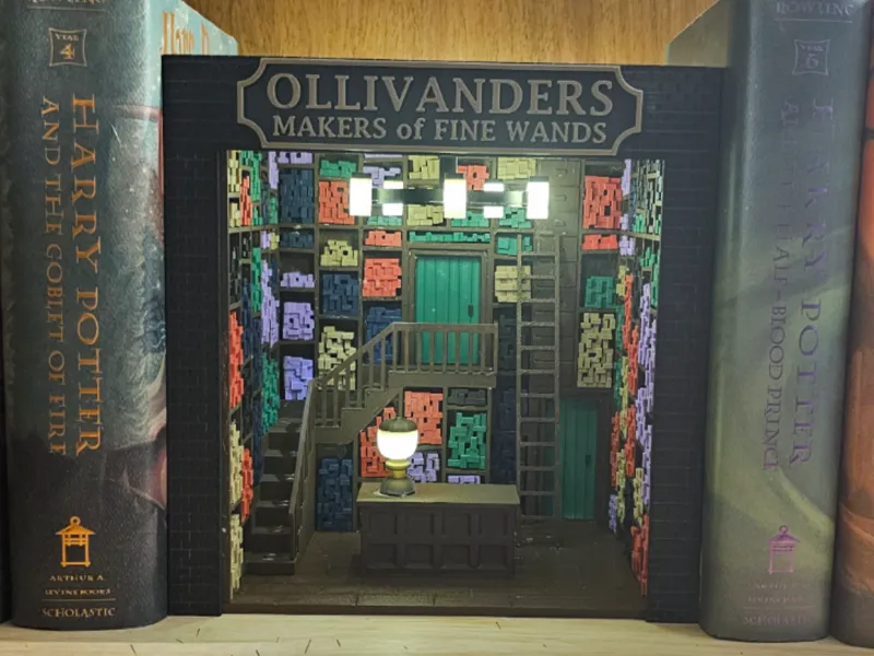 Harry Potter Ollivanders Book Nook