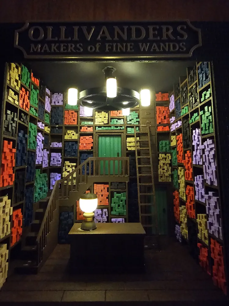 Harry Potter Ollivanders Wand Shop Book Nook - Free 3D Print Model ...