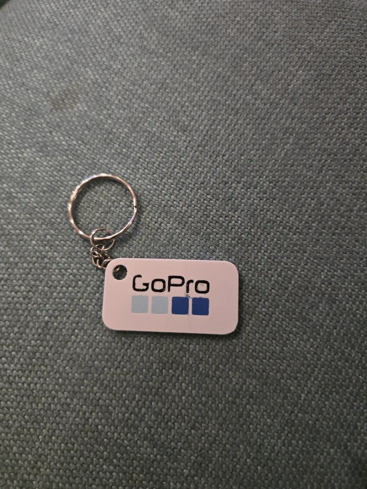 Action Cam Logo GoPro Photography Keychain by FRANKIE 3D PRINT ...