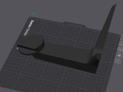 Simucube stand for wheel