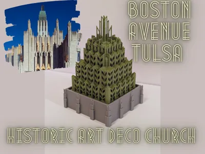 Boston Avenue Methodist Church in Tulsa Oklahoma