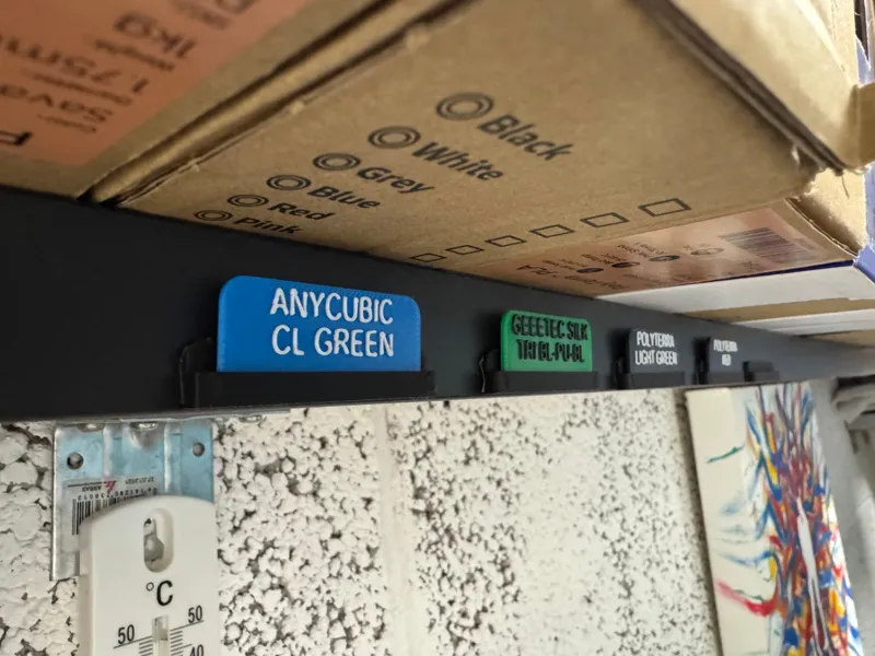 Minimalist easily swappable labels 