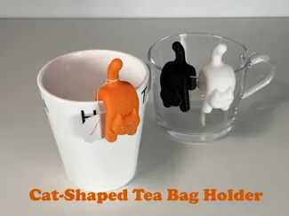 Cat-Shaped Tea Bag Holder