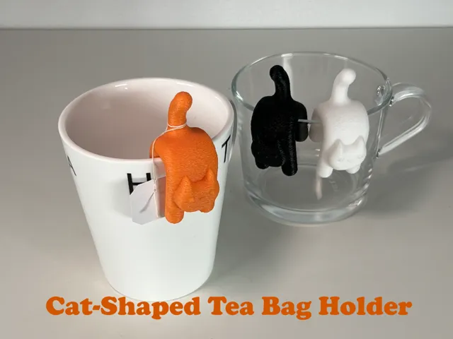 Cat-Shaped Tea Bag Holder