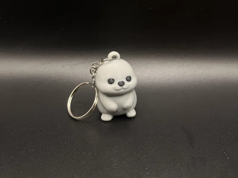 Seal Pup Keychain – Cute Chubby