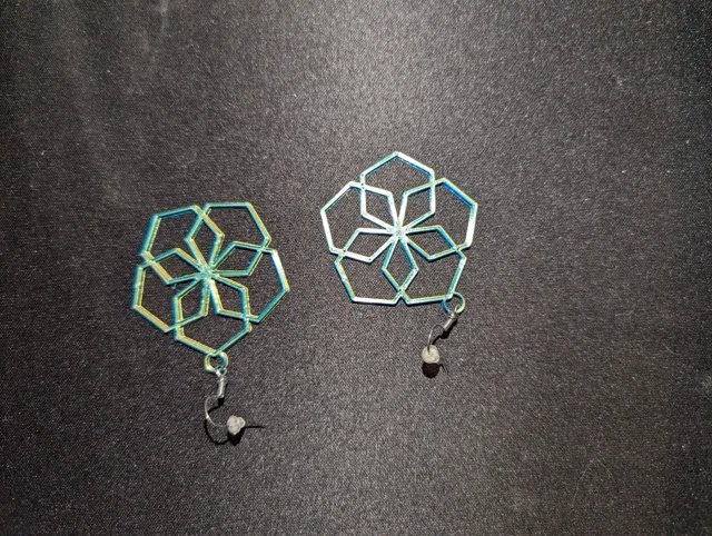 Geometrische Form Ohrring