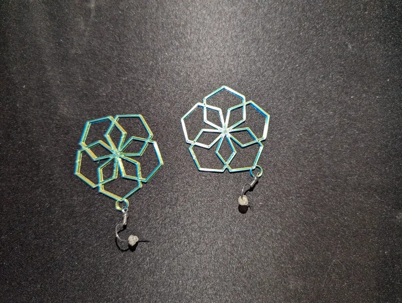 Geometrische Form Ohrring