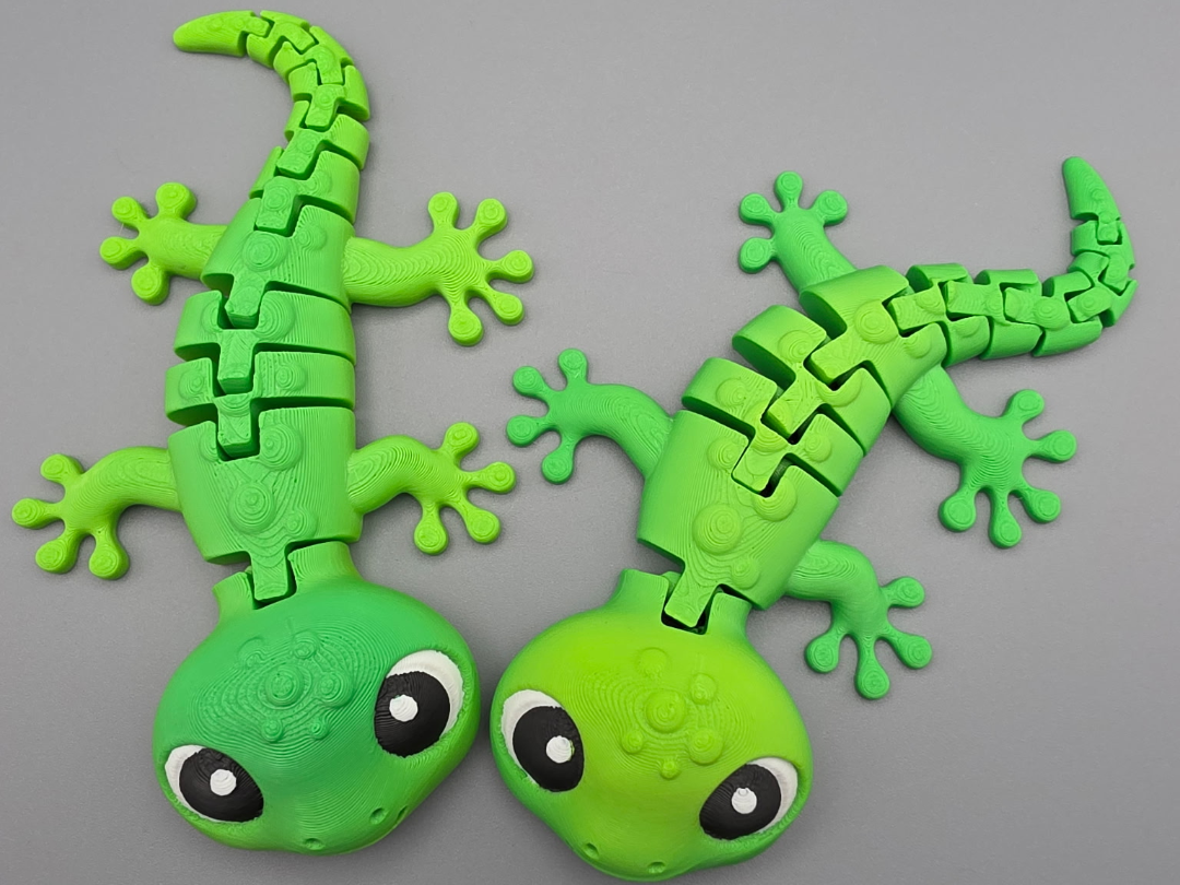 Articulated Gecko Buddy - Cute Flexi Companion