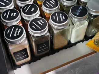 Modular & Compact Drawer Spice Organizer