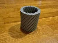0.2mm layer, 2 walls, 0% infill