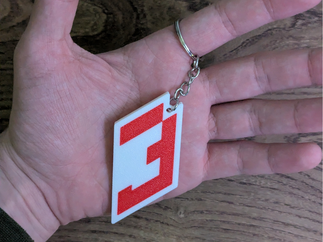 max verstappen #3 keychain