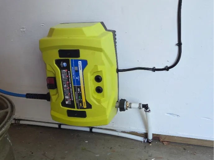 Ryobi automotive pressure washer handle block off
