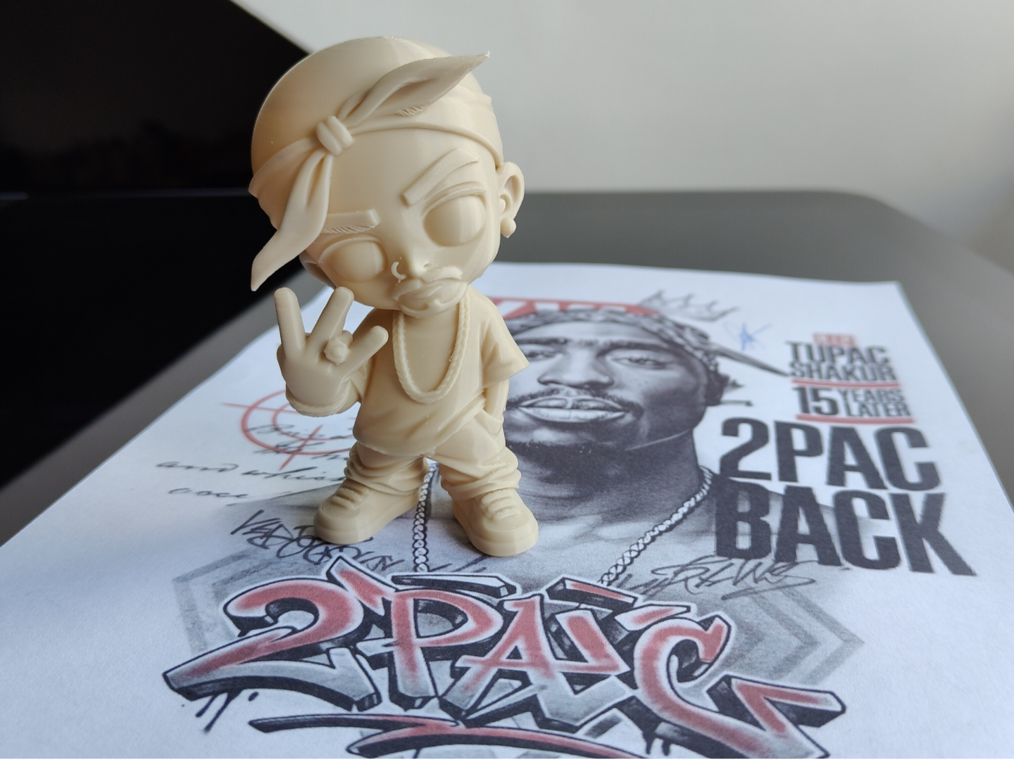 West Coast Rap Legend Chibi - Inspired Figurine