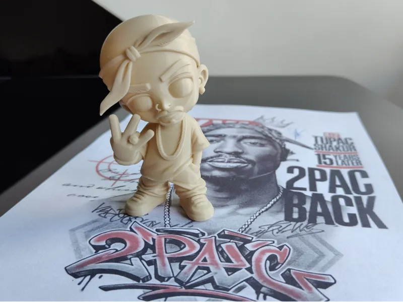 West Coast Rap Legend Chibi - Inspired Figurine