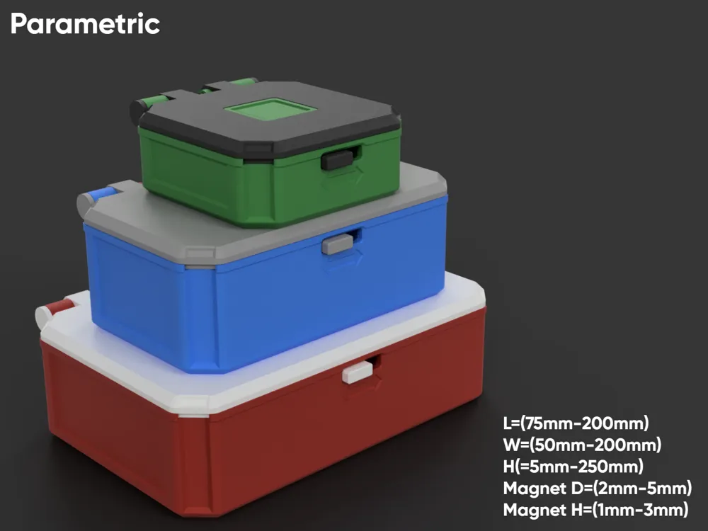 Mag Latch Box - Free 3D Print Model - MakerWorld