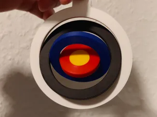 Drehbare Bogenscheibe Baumschmuck