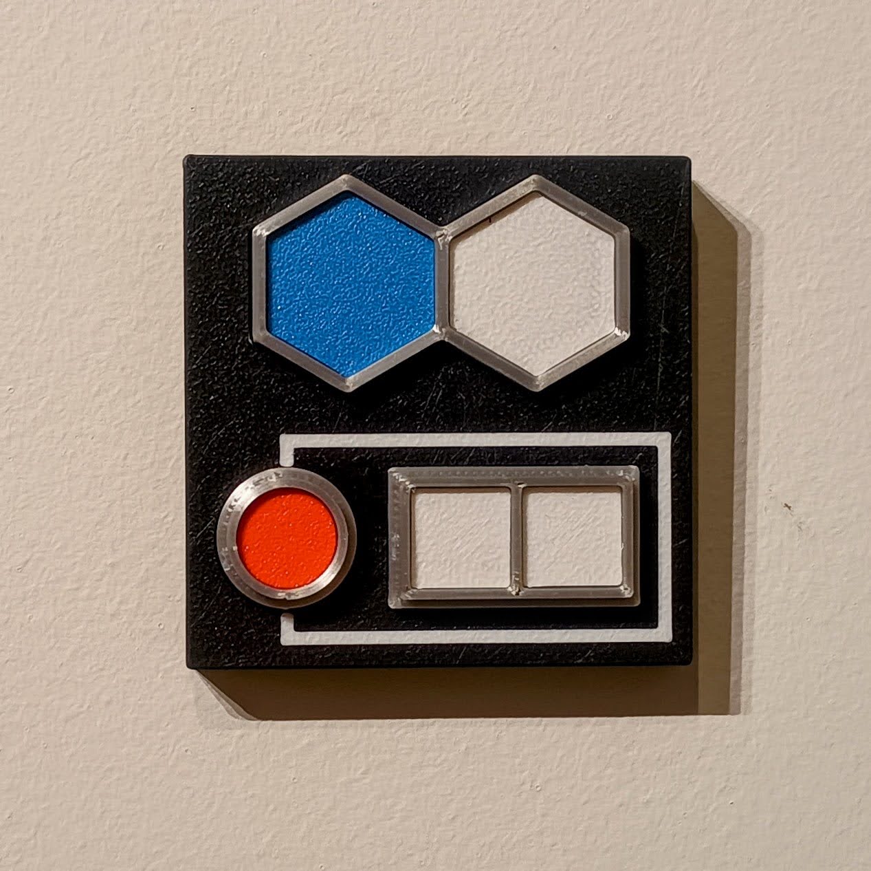 STARWARS 着せ替え冷蔵庫用パネル Modular Star Wars Control Panel for WORBY System - Free 3D Print