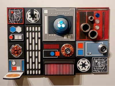 Modular Star Wars Control Panel for WORBY System