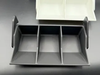 french cleat con divisori robusta da laboratorio 