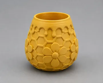 Jarrón decorativo: Honeycomb Flower Vase — vista de referencia 4